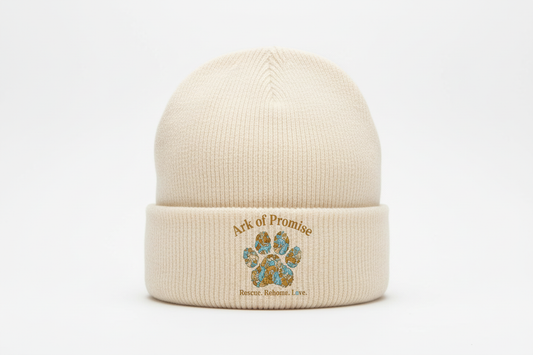 Paw Print Collage Beanie