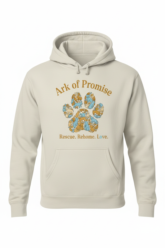 Paw Print Collage Hoodie