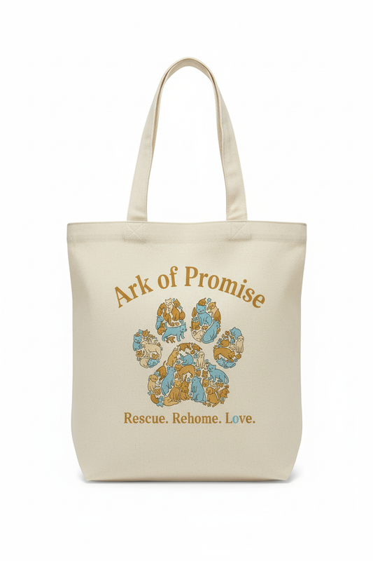 Paw Print Collage Tote Bag