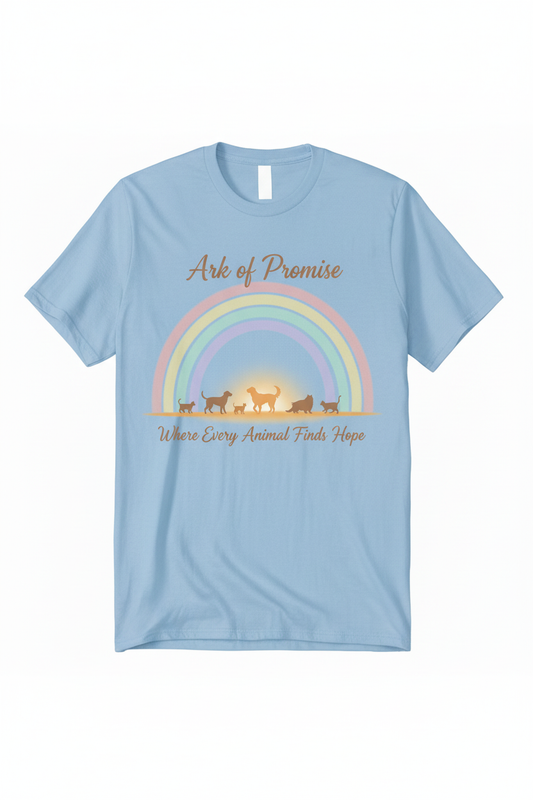 Rainbow Walk T-Shirt Brown Text